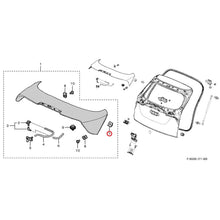Load image into Gallery viewer, [NEW] JDM HONDA VEZEL HYBRID RU4 2020 Modulo X Tailgate Spoiler (NH731P) GENUINE OEM
