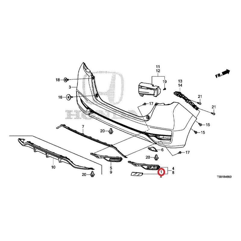 [NEW] JDM HONDA FIT GK5 2017 Rear Bumper GENUINE OEM