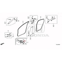 Load image into Gallery viewer, [NEW] JDM HONDA CIVIC FK7 2021 Pillar Garnish GENUINE OEM
