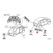 Load image into Gallery viewer, [NEW] JDM HONDA FIT e:HEV GR3 2020 Emblem Caution Label GENUINE OEM
