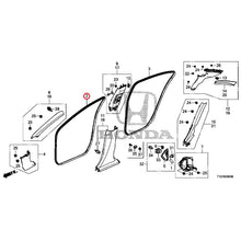 Load image into Gallery viewer, [NEW] JDM HONDA LEGEND HYBRID KC2 2020 Pillar Garnish GENUINE OEM
