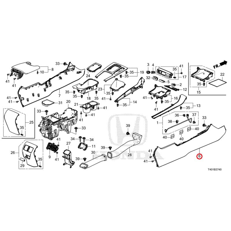 NEW] JDM HONDA CIVIC FL1 2022 Console (MT) GENUINE OEM – JDM Yamato