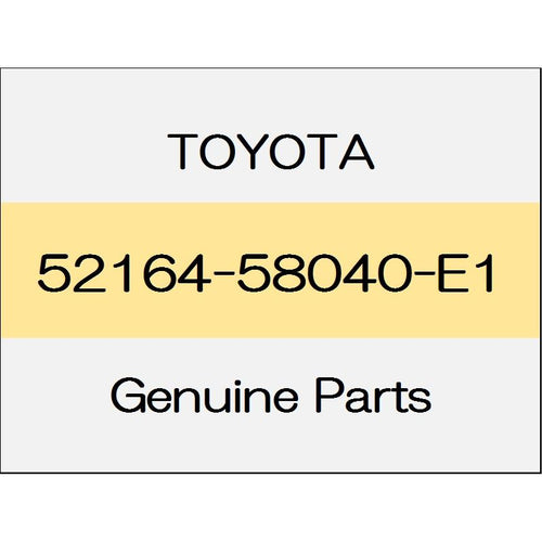 [NEW] JDM TOYOTA ALPHARD H3# Rear bumper plate (L) body color code (4X7) 52164-58040-E1 GENUINE OEM