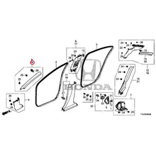 Load image into Gallery viewer, [NEW] JDM HONDA LEGEND HYBRID KC2 2018 Pillar Garnish GENUINE OEM
