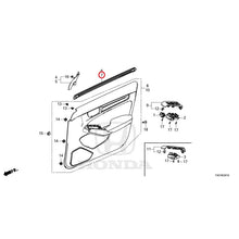 Load image into Gallery viewer, [NEW] JDM HONDA CIVIC FL5 2025 Front Door Lining GENUINE OEM
