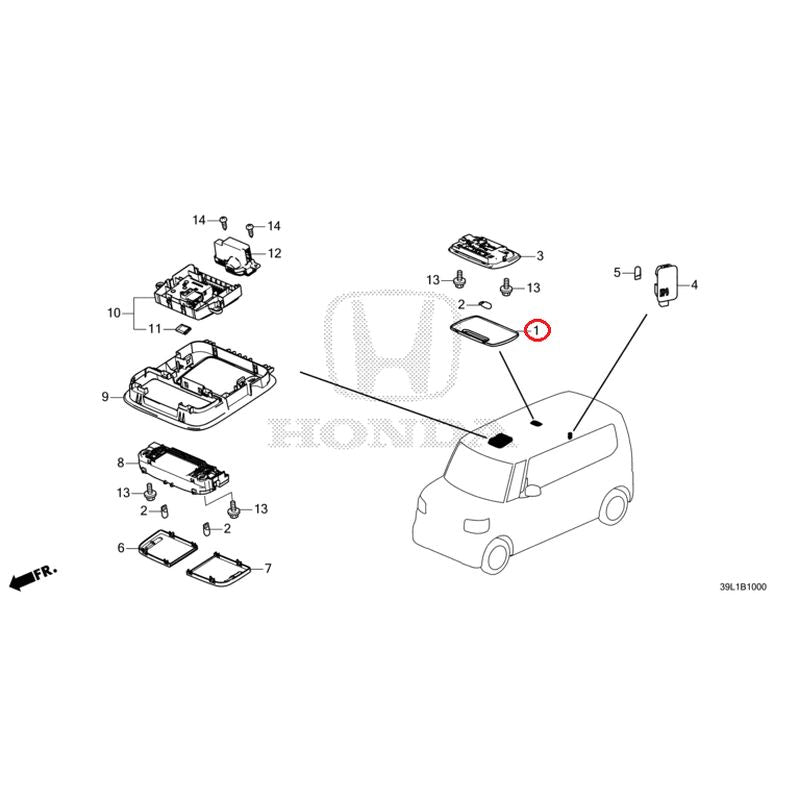 [NEW] JDM HONDA N-BOX JOY JF5 2025 Interior Lights GENUINE OEM