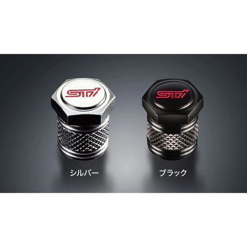 [NEW] JDM Subaru FORESTER SL STI Valve Cap Set Genuine OEM