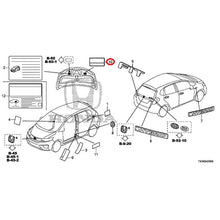 Load image into Gallery viewer, [NEW] JDM HONDA FIT HYBRID GP5 2017 Emblem/Caution Label GENUINE OEM
