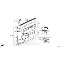 Load image into Gallery viewer, [NEW] JDM HONDA CIVIC FL5 2023 Front Door Lining GENUINE OEM
