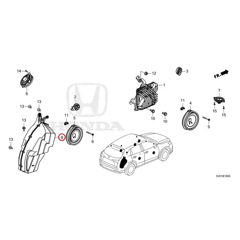 NEW] JDM HONDA ZR-V RZ3 2023 Speakers GENUINE OEM – JDM Yamato