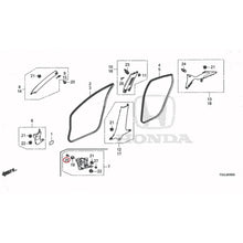 Load image into Gallery viewer, [NEW] JDM HONDA CIVIC FK7 2021 Pillar Garnish GENUINE OEM
