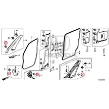 Load image into Gallery viewer, [NEW] JDM HONDA STEP WGN SPADA RP5 2020 Pillar Garnish GENUINE OEM
