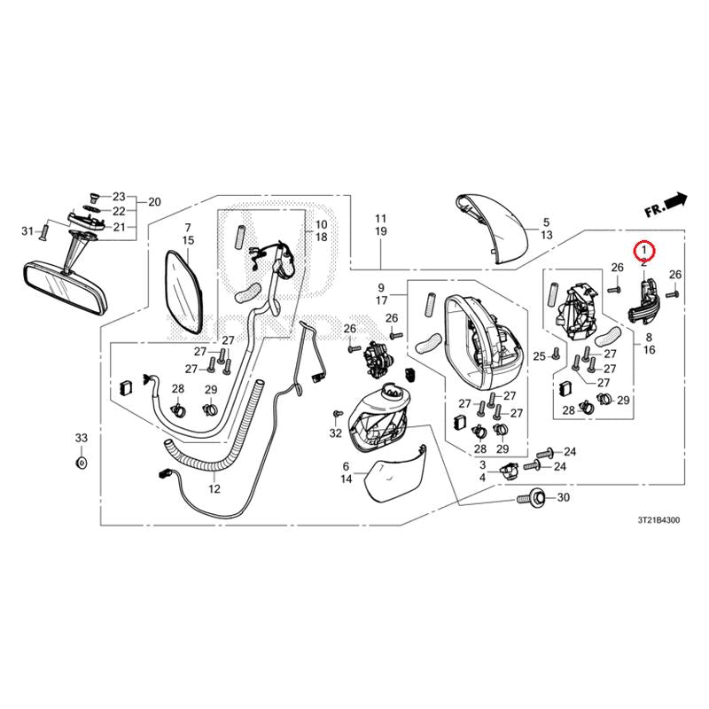 NEW] JDM HONDA STEP WGN e:HEV RP8 2022 Mirrors GENUINE OEM – JDM