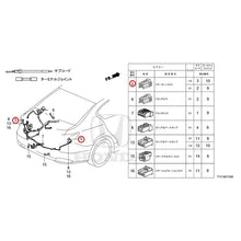 Load image into Gallery viewer, [NEW] JDM HONDA LEGEND HYBRID KC2 2016 Electrical Connector (Rear) GENUINE OEM
