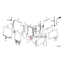 Load image into Gallery viewer, [NEW] JDM HONDA STEP WGN SPADA RP5 2020 Rear Windshield Glass/Quarter Glass (1) GENUINE OEM
