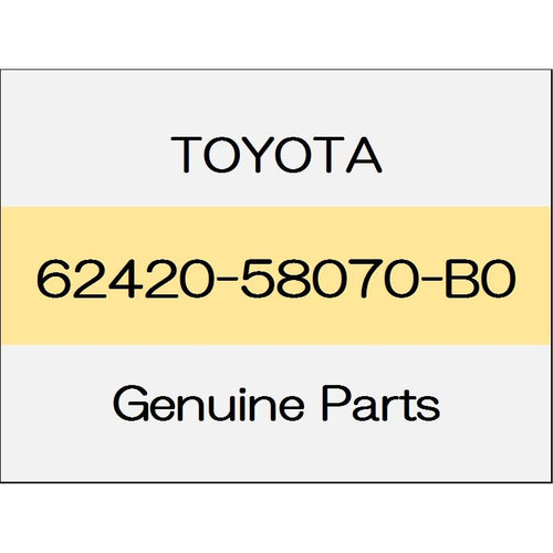 [NEW] JDM TOYOTA ALPHARD H3# The center pillar garnish (L) front passenger seat super long slide sheet - 1607 62420-58070-B0 GENUINE OEM