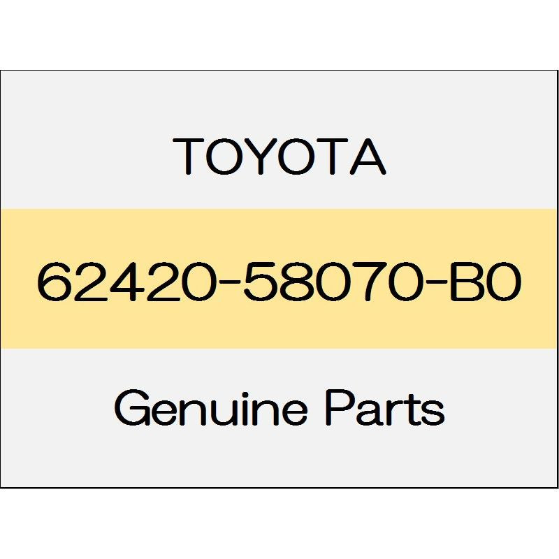 [NEW] JDM TOYOTA ALPHARD H3# The center pillar garnish (L) front passenger seat super long slide sheet - 1607 62420-58070-B0 GENUINE OEM