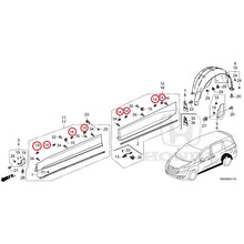 Load image into Gallery viewer, [NEW] JDM HONDA ODYSSEY RC1 2020 Garnish/Rear Inner Fender GENUINE OEM
