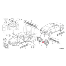 Load image into Gallery viewer, [NEW] JDM HONDA LEGEND HYBRID KC2 2018 Emblem/Caution Label GENUINE OEM
