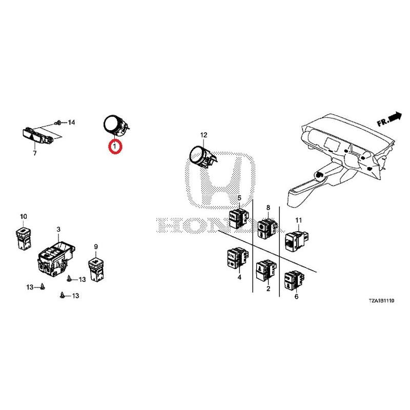 [NEW] JDM HONDA FIT GR1 2020 Switches GENUINE OEM