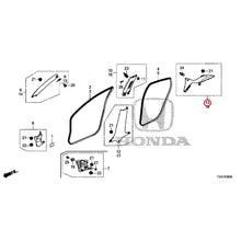 Load image into Gallery viewer, [NEW] JDM HONDA CIVIC FK8 2017 Pillar Garnish GENUINE OEM
