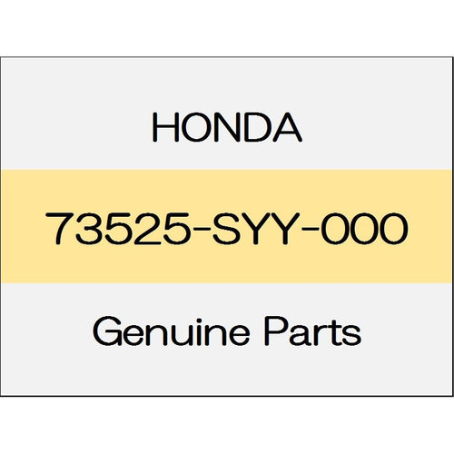 [NEW] JDM HONDA FIT GK Rubber, Rear Quarter Windshield Dam 73525-SYY-000 GENUINE OEM