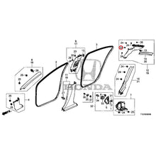 Load image into Gallery viewer, [NEW] JDM HONDA LEGEND HYBRID KC2 2018 Pillar Garnish GENUINE OEM
