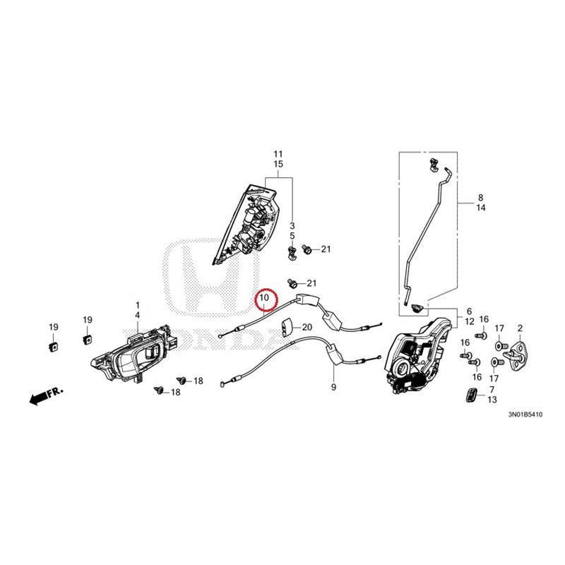NEW] JDM HONDA VEZEL e:HEV RV5 2021 Rear Door Locks/Outer