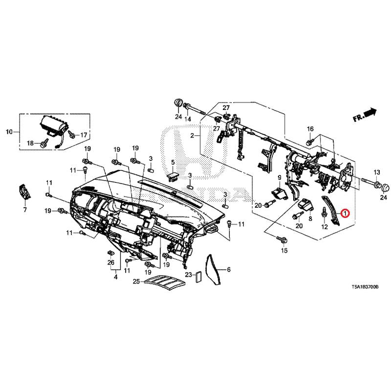 [NEW] JDM HONDA FIT GK5 2014 Instrument panel GENUINE OEM