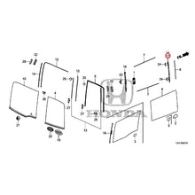 Load image into Gallery viewer, [NEW] JDM HONDA STEP WGN SPADA RP5 2020 Rear Windshield Glass/Quarter Glass (1) GENUINE OEM
