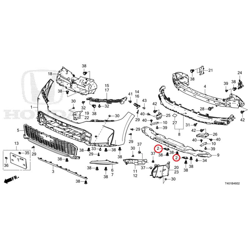 NEW] JDM HONDA CIVIC FL1 2025 Front Bumper (130) GENUINE OEM – JDM