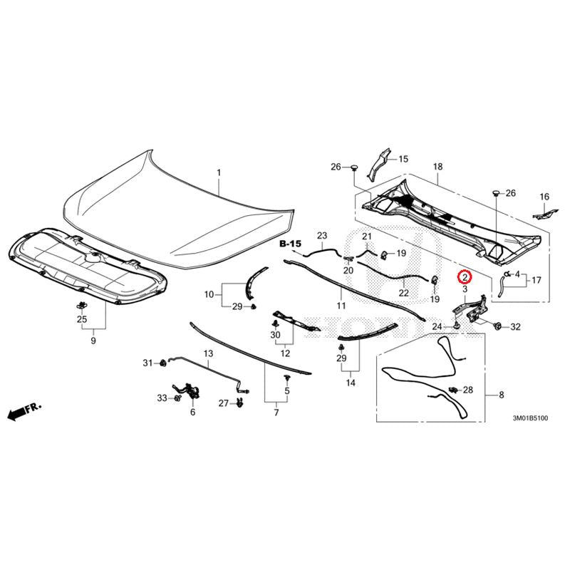 [NEW] JDM HONDA VEZEL RV3 2021 Hood GENUINE OEM