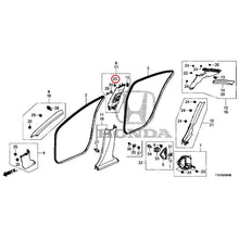 Load image into Gallery viewer, [NEW] JDM HONDA LEGEND HYBRID KC2 2016 Pillar Garnish GENUINE OEM
