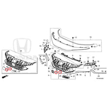Load image into Gallery viewer, [NEW] JDM HONDA CIVIC FL1 2025 Front Grill GENUINE OEM
