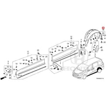 Load image into Gallery viewer, [NEW] JDM HONDA ODYSSEY RC1 2020 Garnish/Rear Inner Fender GENUINE OEM
