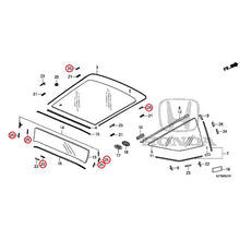 Load image into Gallery viewer, [NEW] JDM HONDA CR-Z ZF2 2014 Rear Windshield Glass GENUINE OEM
