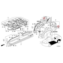 Load image into Gallery viewer, [NEW] JDM HONDA WR-V RG5 2024 Protector/Side sill garnish GENUINE OEM
