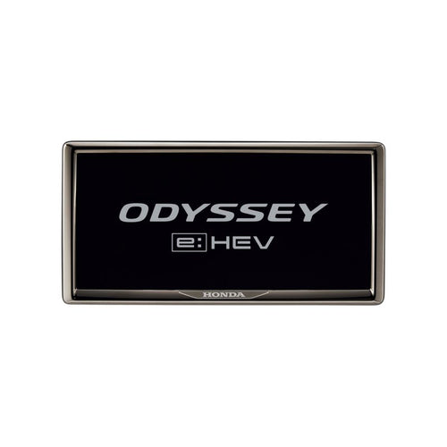[NEW] JDM Honda ODYSSEY RC5 License Frame Dark Chrome Plated Type Genuine OEM