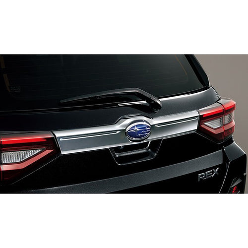 [NEW] JDM Subaru REX A20#F Back Door Garnish Plating Genuine OEM