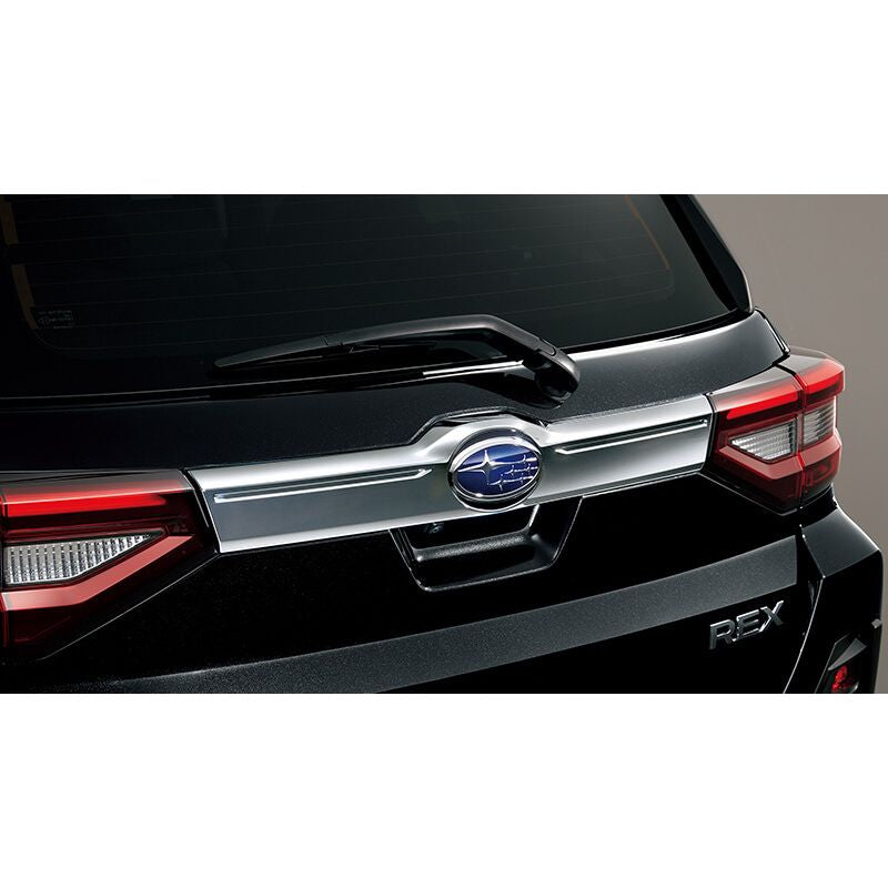 [NEW] JDM Subaru REX A20#F Back Door Garnish Plating Genuine OEM
