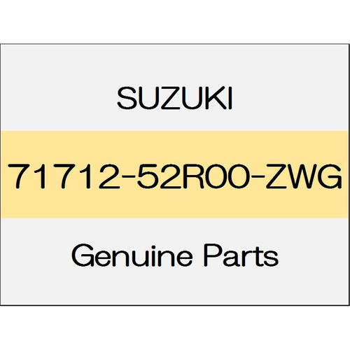 [NEW] JDM SUZUKI SWIFT ZC13/43/53/83,ZD53/83 Front bumper cap body color code (ZWG) 71712-52R00-ZWG GENUINE OEM