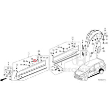 Load image into Gallery viewer, [NEW] JDM HONDA ODYSSEY RC1 2021 Garnish/Rear Inner Fender GENUINE OEM
