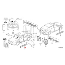 Load image into Gallery viewer, [NEW] JDM HONDA LEGEND HYBRID KC2 2018 Emblem/Caution Label GENUINE OEM
