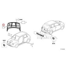 Load image into Gallery viewer, [NEW] JDM HONDA Honda e ZC7 2023 Emblem/Caution Label GENUINE OEM
