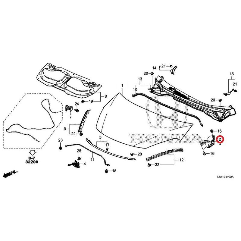 [NEW] JDM HONDA FIT GR1 2020 Hood GENUINE OEM