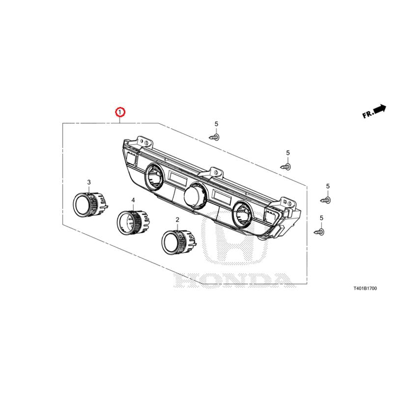 [NEW] JDM HONDA CIVIC FL1 2022 Auto Air Conditioner Control GENUINE OEM