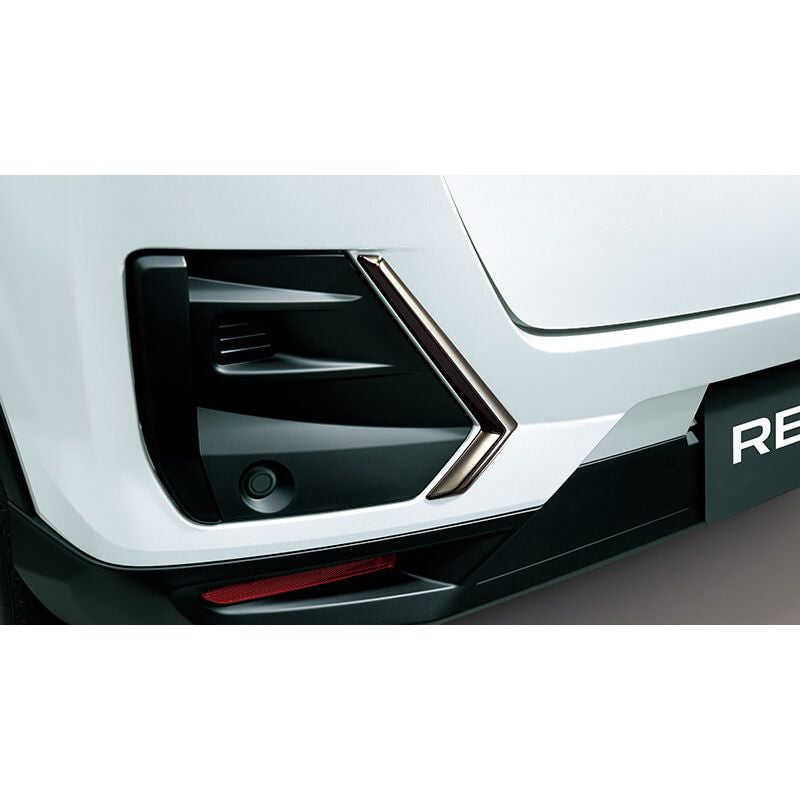[NEW] JDM Subaru REX A20#F Rear Bumper Side Garnish Black plating Genuine OEM