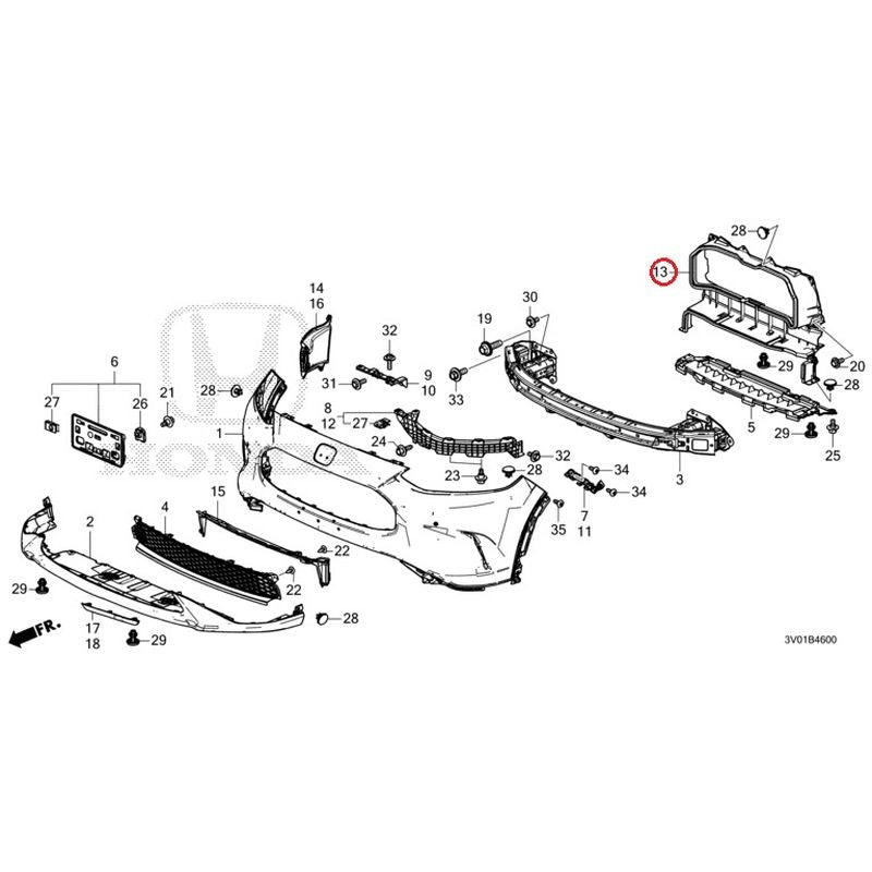NEW] JDM HONDA ZR-V RZ3 2023 Front Bumper GENUINE OEM – JDM Yamato