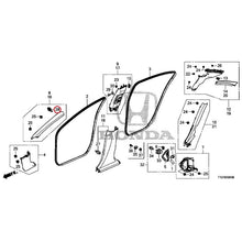 Load image into Gallery viewer, [NEW] JDM HONDA LEGEND HYBRID KC2 2016 Pillar Garnish GENUINE OEM
