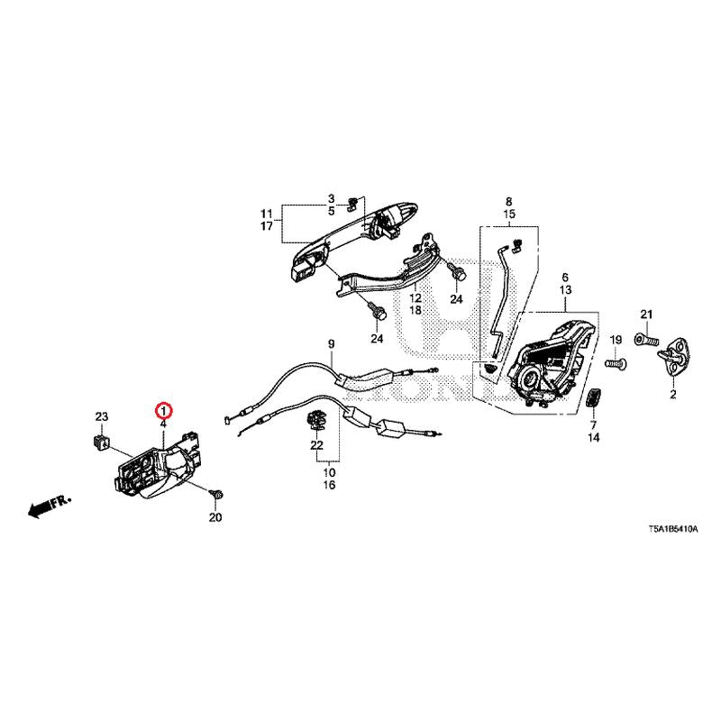 [NEW] JDM HONDA FIT GK5 2014 Rear Door Locks/Outer Handles GENUINE OEM